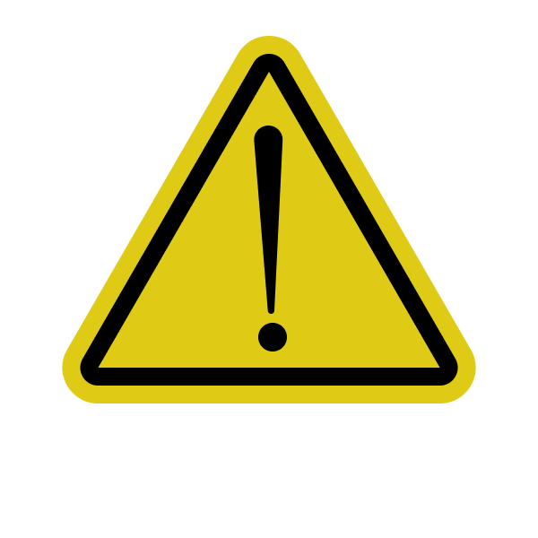 Caution Warning